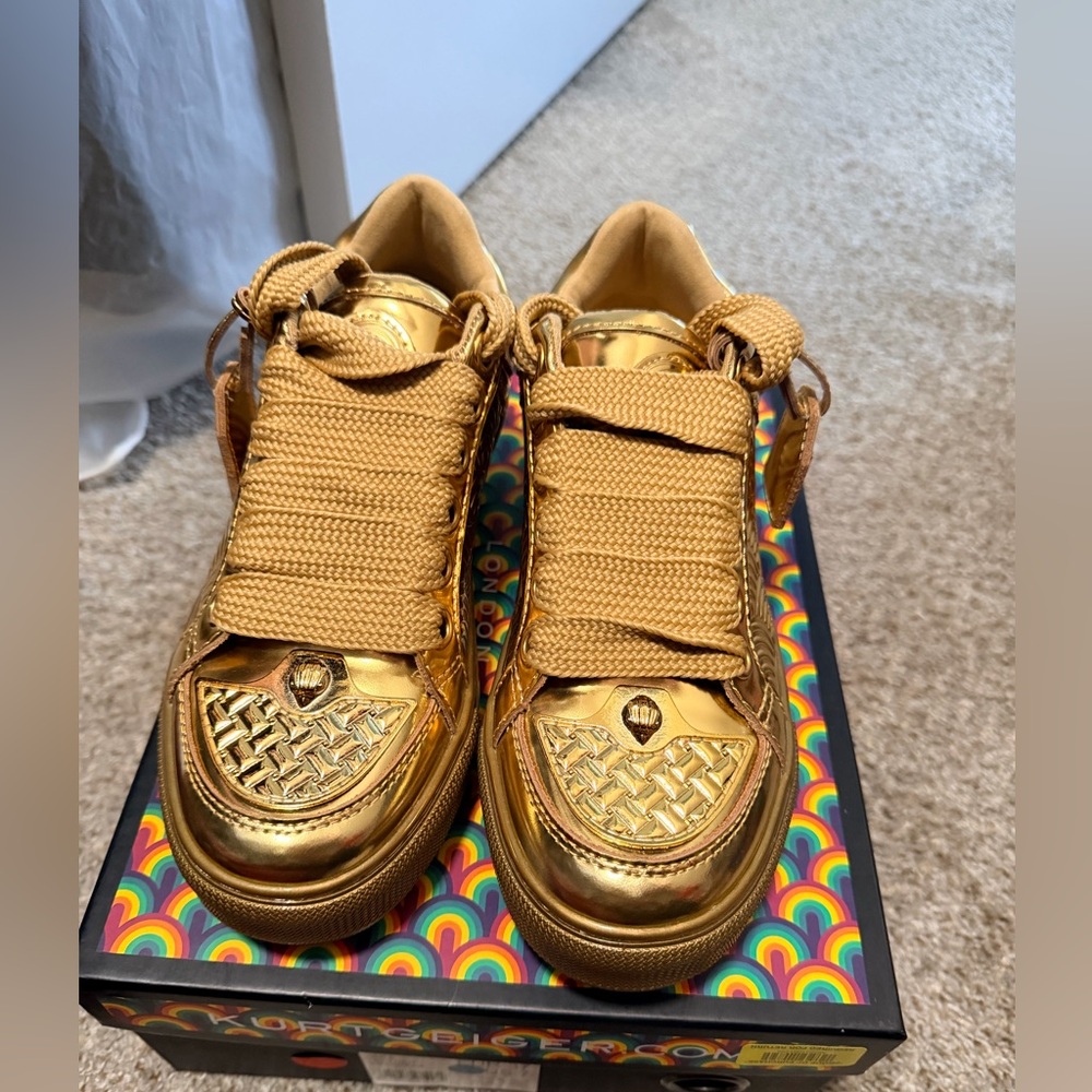 Kurt Geiger Gold Sneakers